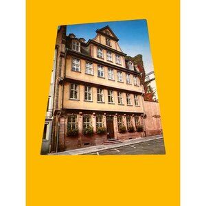 Vintage Frankfurt Goethe-Haus Postcard  Die Gute Postkarte Unused  sku 0206